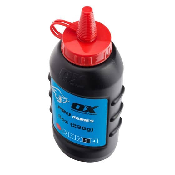 OX Pro Chalk Refill 226g - red