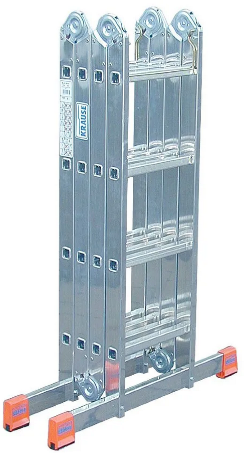 Multipurpose hinged ladder KRAUSE MultiMatic 4x4