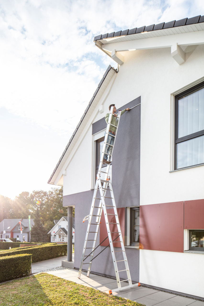 Three-section aluminium multipurpose ladder KRAUSE Tribilo 3x14
