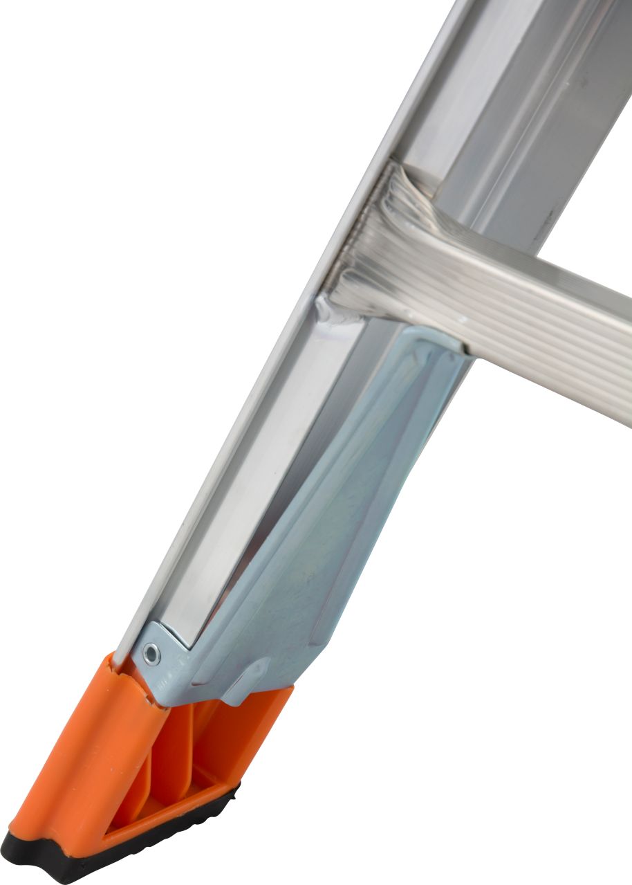 Telescopic hinged ladder with rungs KRAUSE TeleMatic 4x5