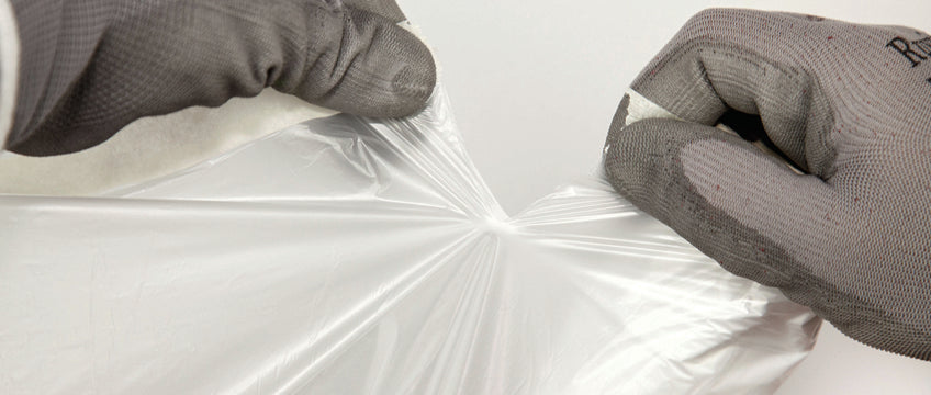 Plastic With Masking Tape - PintaRapid 20m x 270 cm