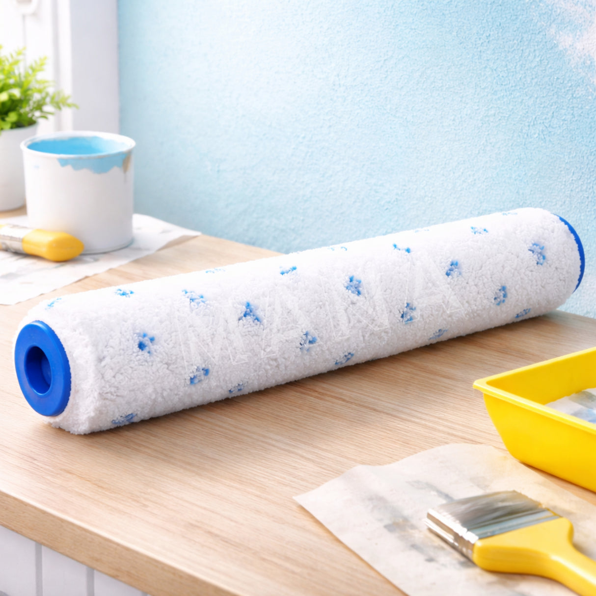 MANA Microfiber AllStar 10, Микрофибърен валяк 42 cm — изглед отстрани
