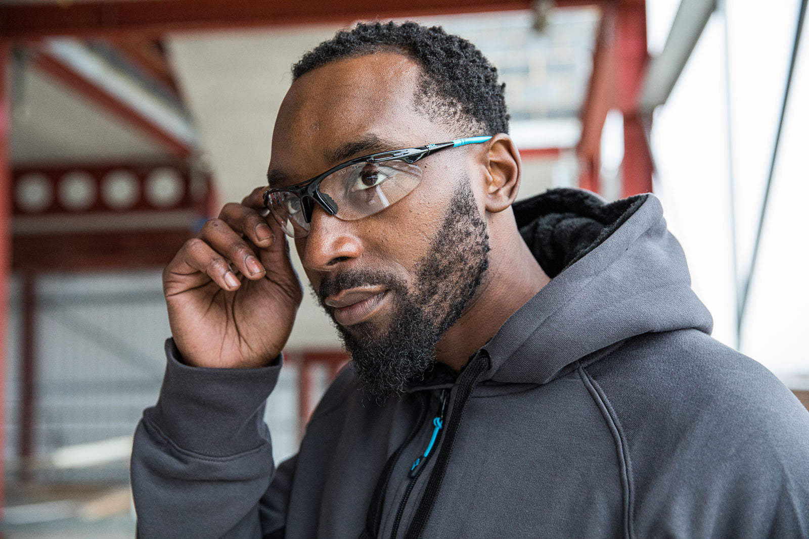 OX PRO Wrap Around Защитни очила - прозрачни