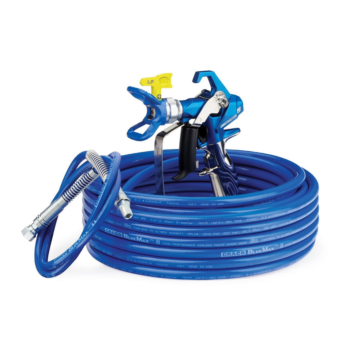 GRACO Пистолет Contractor PC с шланг BlueMax II Airless 1/4 x 15m