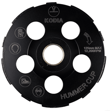 KODIA Диамантена камбана HUMMER CUP WHEEL - 125х25/22.23мм