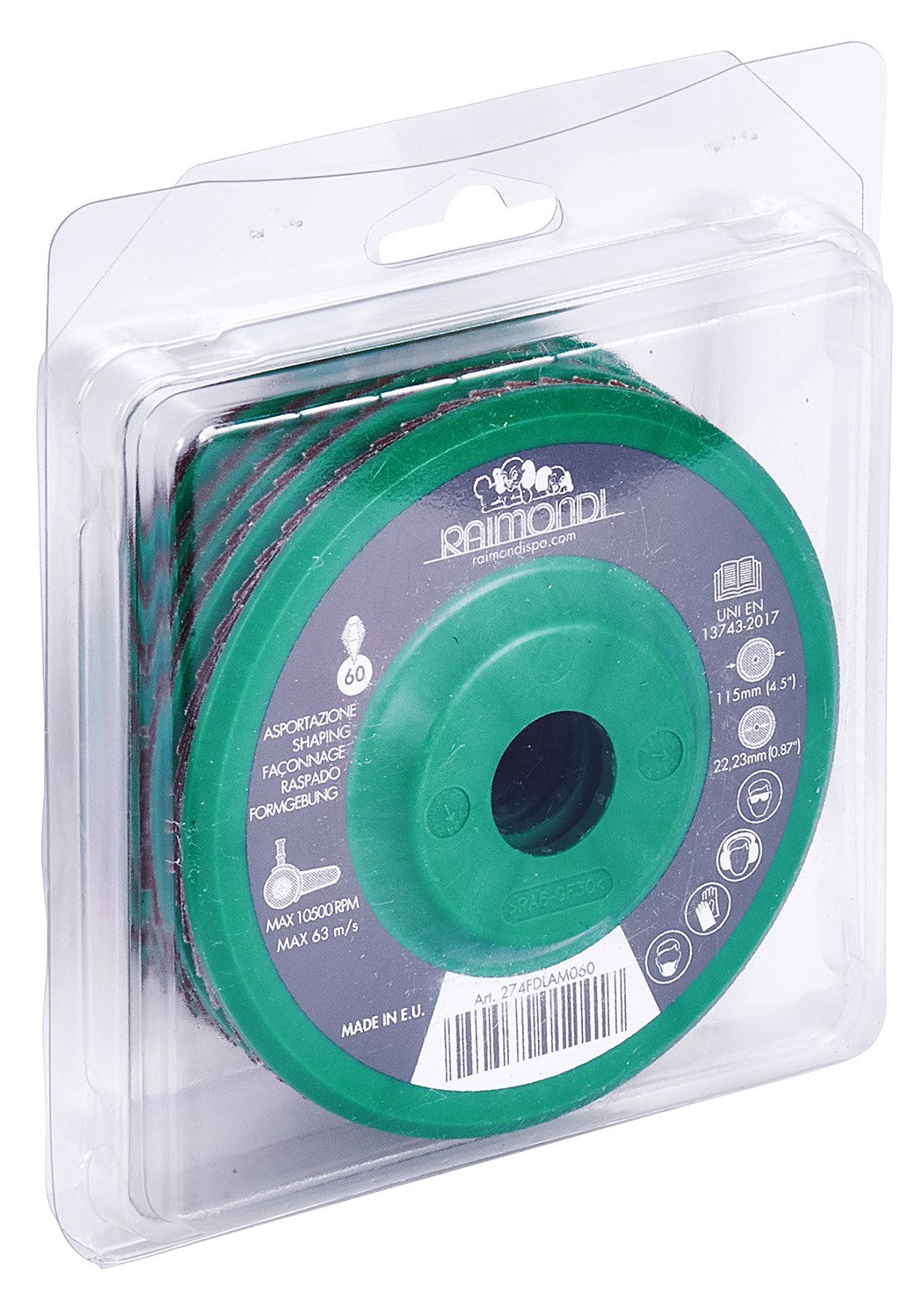 Raimondi ламелен диамантен шлайфдиск Ø115, 60 grit