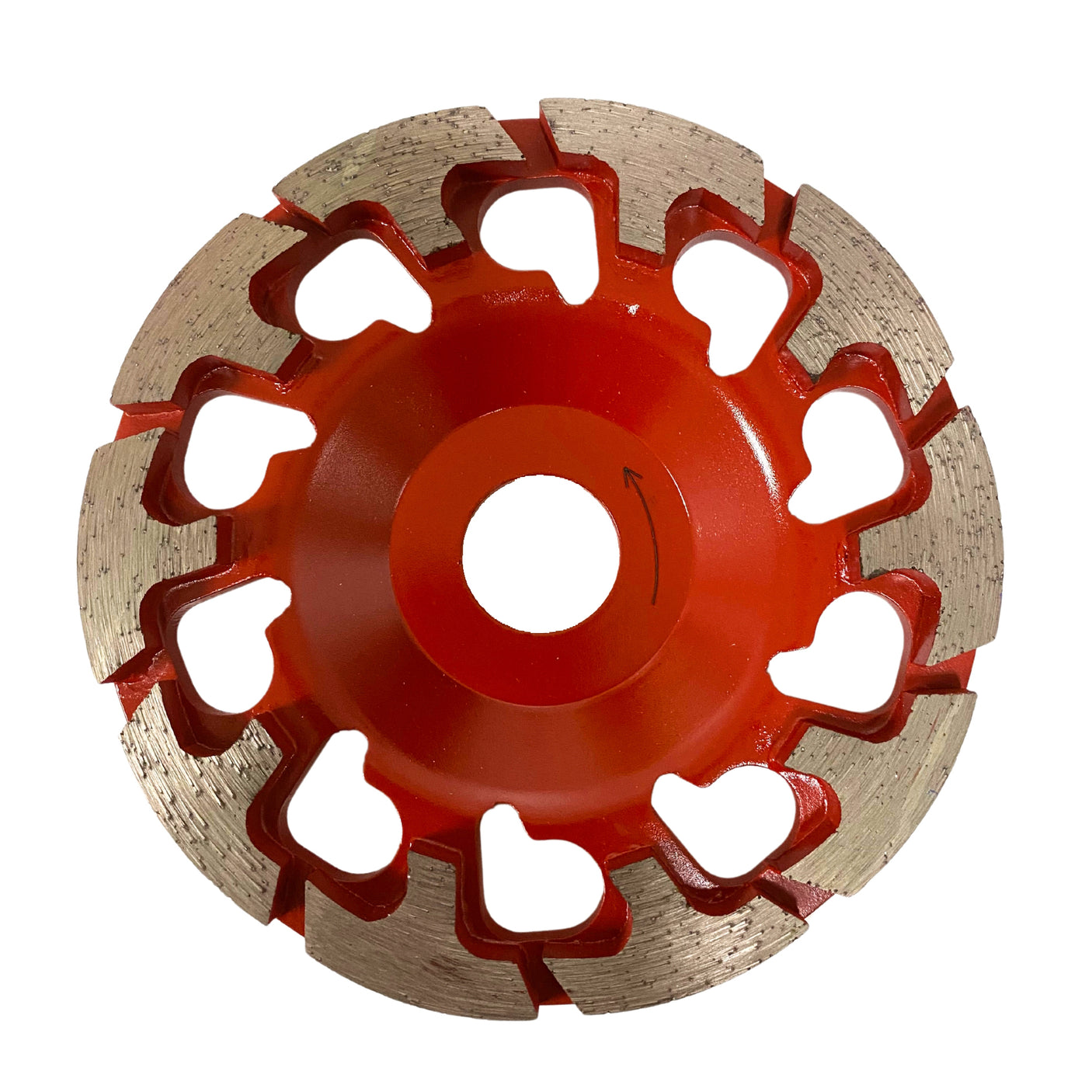 MANA Диск за бетон/Червен 130x10mm T seg