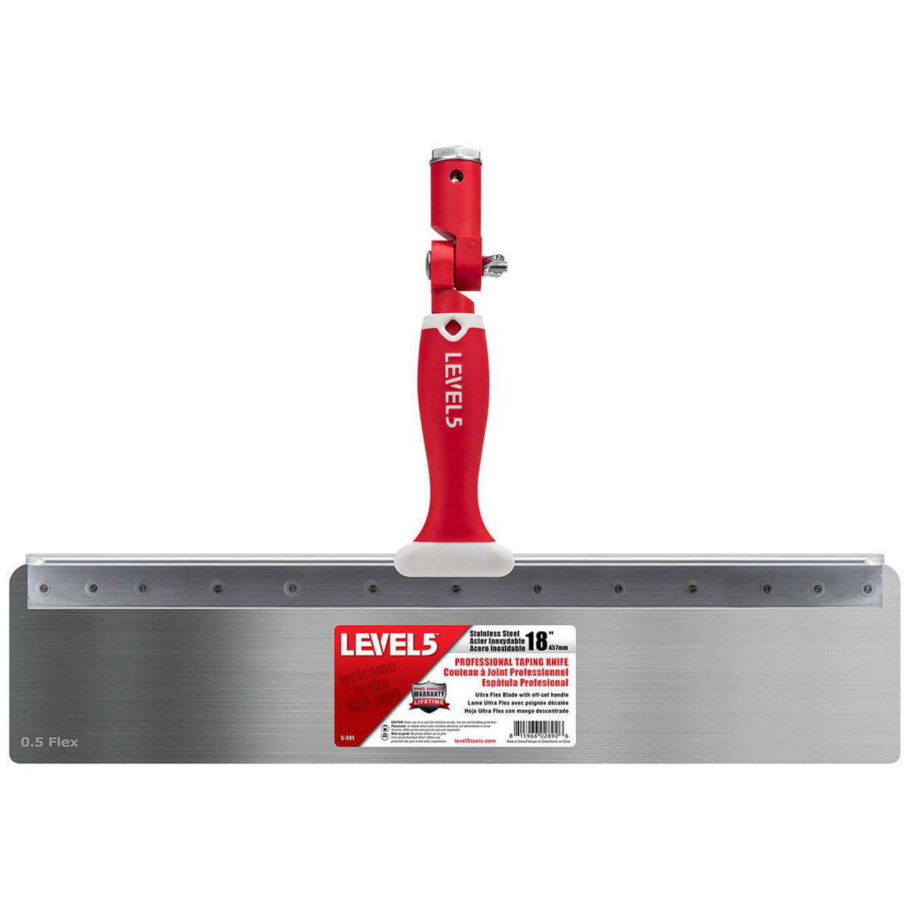 LEVEL 5 Гъвкава шпакла със сгъваема дръжка 18"/457mm