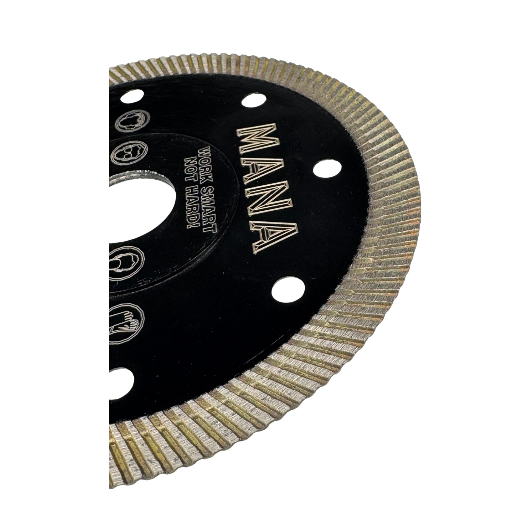 MANA Turbo Tile cutting disc black 125mm 22.23mm