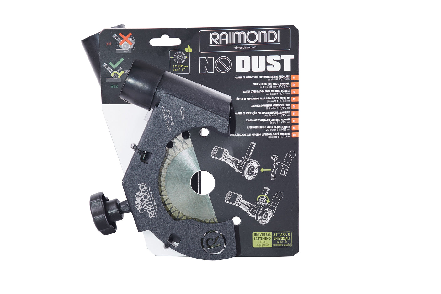 Raimondi Прахоуловител за ъглошлайф