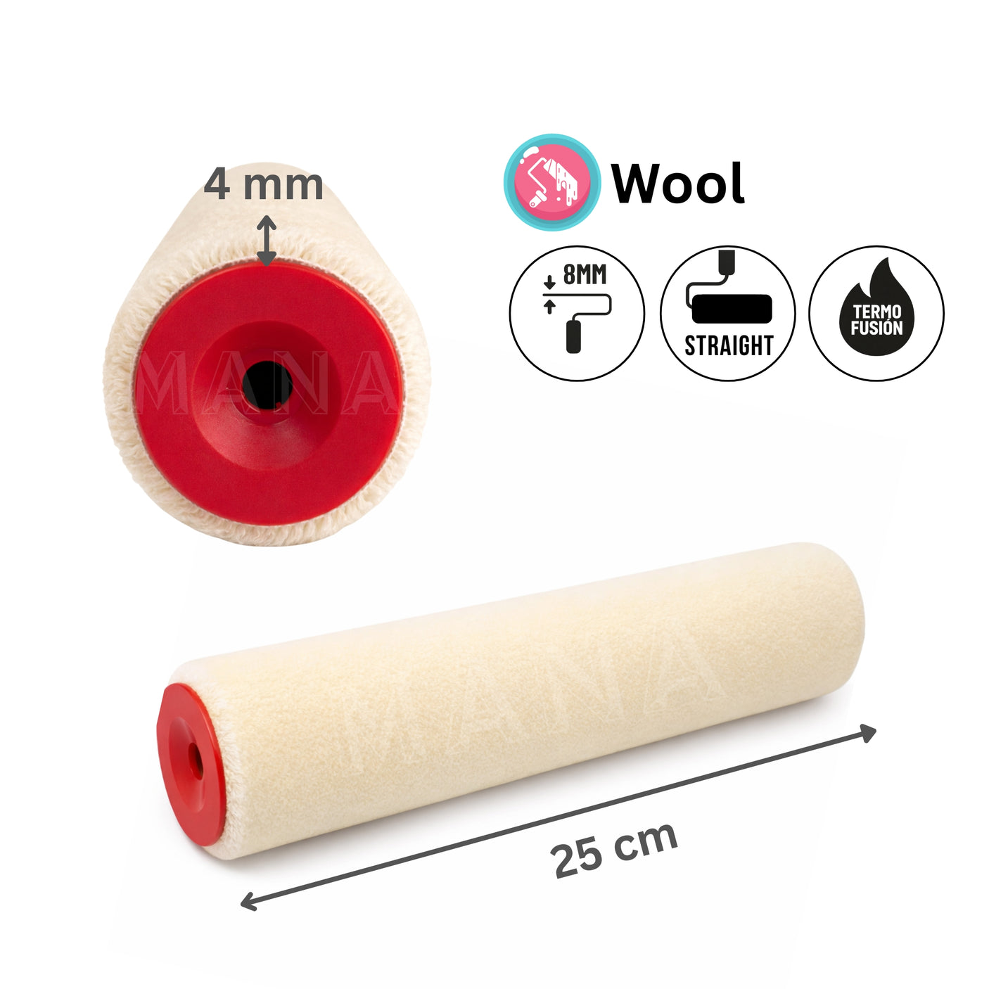 MANA Natur 4 Валяк 25см