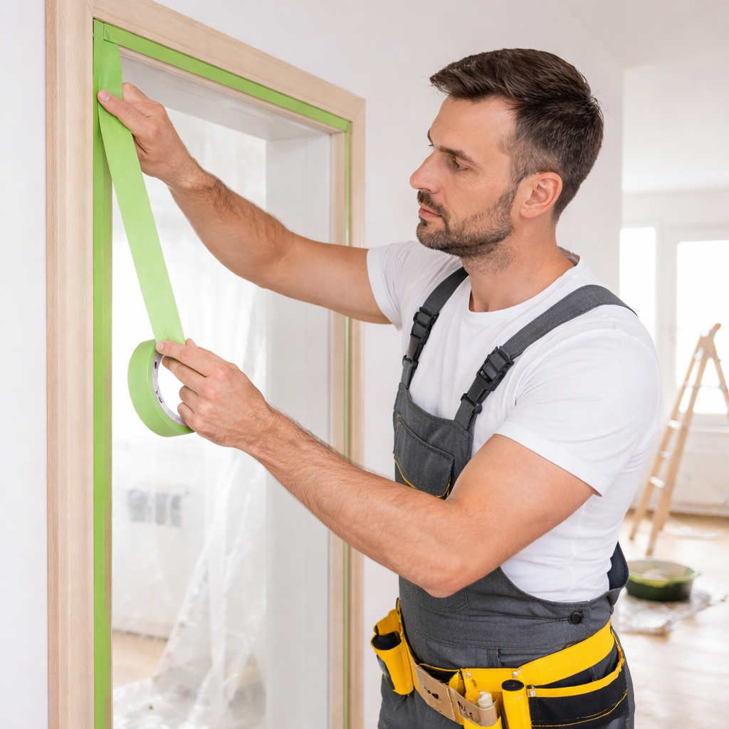 MANA Green 120 Хартиено тиксо, 50m/ 48mm