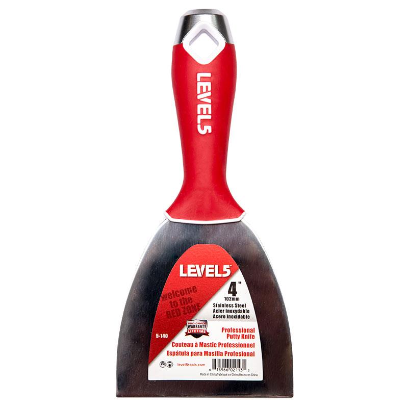 LEVEL 5 Комплект шпакли 4", 5", 6" с гумени ръкохватки