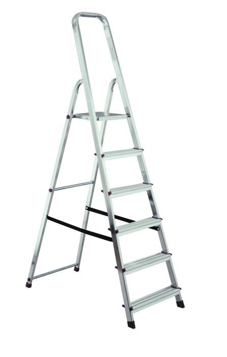 Алуминиева домакинска стълба KRAUSE CORDA 5+1