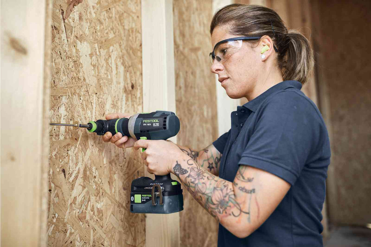 Festool Акумулаторен ударен винтоверт QUADRIVE TPC 18/4 I-Basic + ПОДАРЪК БАТЕРИЯ
