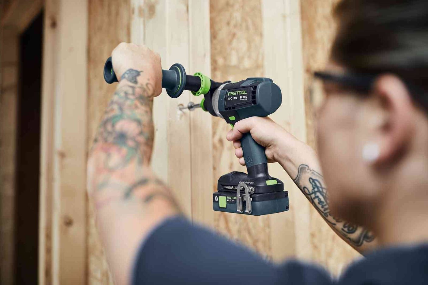 Festool Акумулаторен ударен винтоверт QUADRIVE TPC 18/4 I-Basic