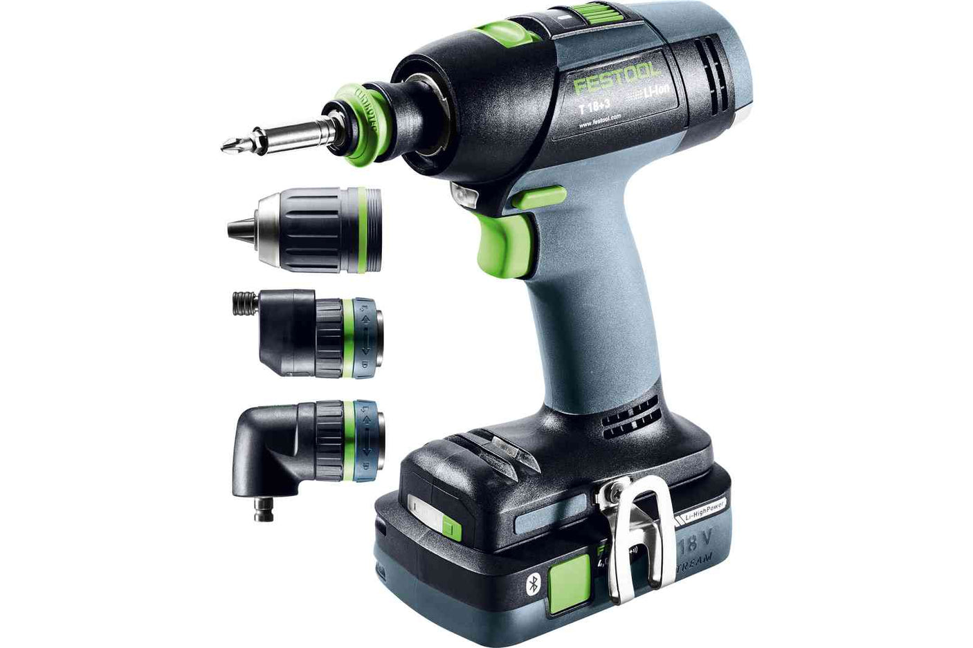 Festool Cordless drill T 18+3 HPC 4,0 I-Set