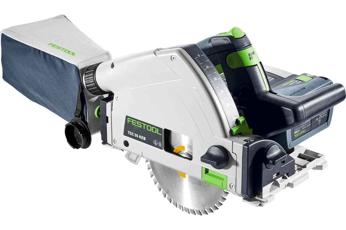 Festool Акумулаторен потъващ циркулярен трион TSC 55 5,0 KEBI-Plus/XL