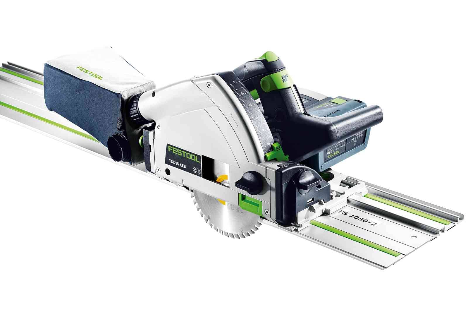 Festool Акумулаторен потъващ циркулярен трион TSC 55 5,0 KEBI-Plus/XL-FS