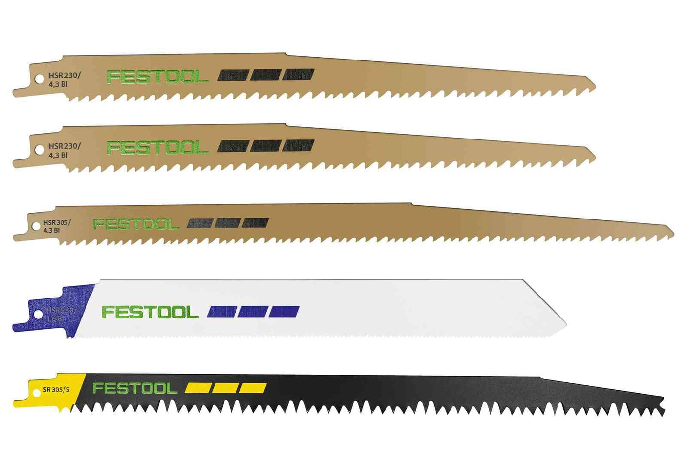 Festool Комплект ножове за саблен трион RS-Sort/5