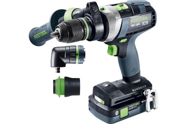 Festool Cordless percussion drill QUADRIVE TPC 18/4 5,0/4,0 I-Set