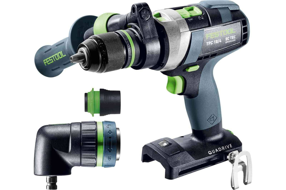 Festool Акумулаторен ударен винтоверт QUADRIVE TPC 18/4 I-Basic-Set