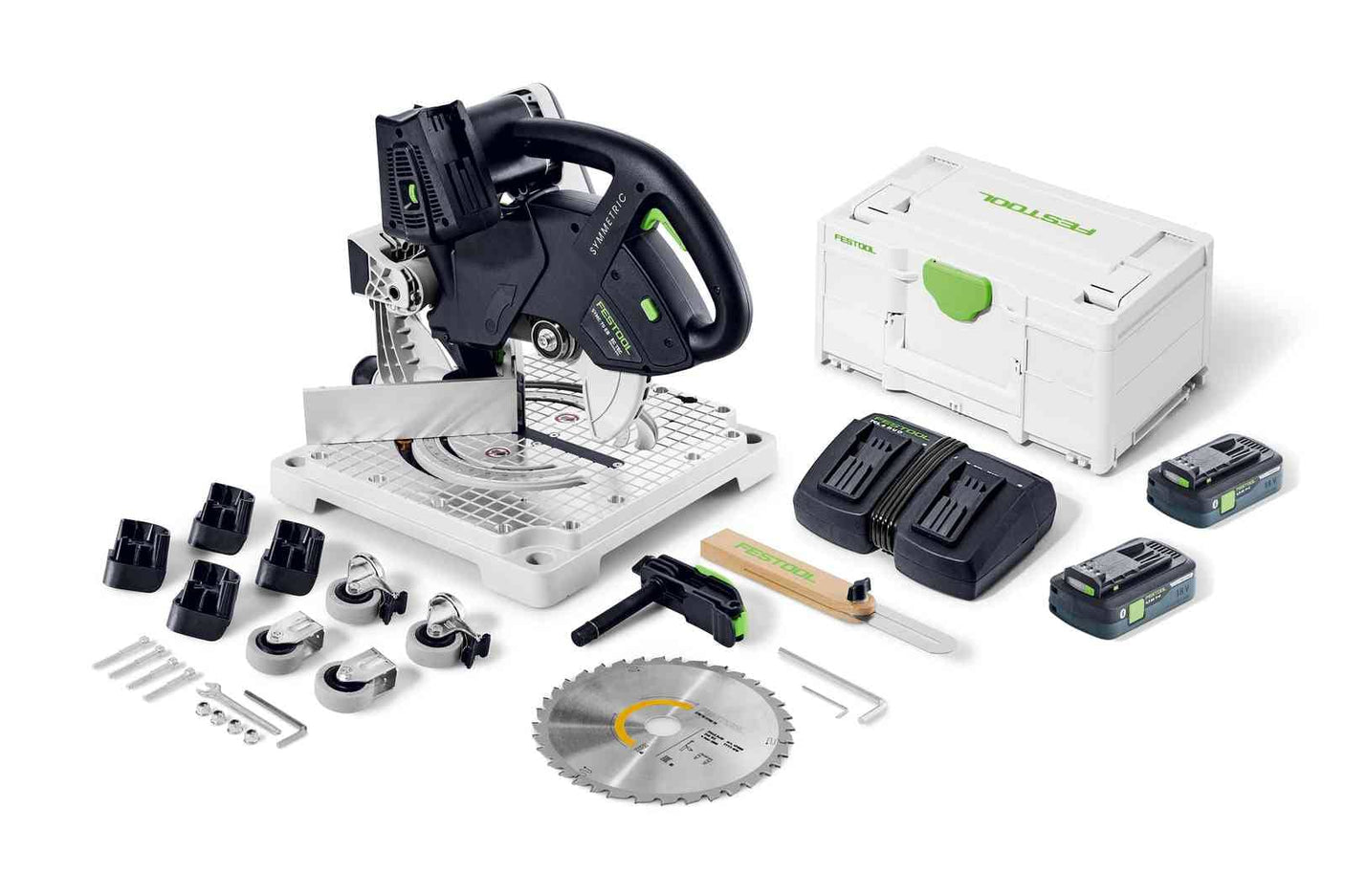 Festool Акумулаторен трион за летви SYMMETRIC SYMC 70 4,0 EBI-Plus