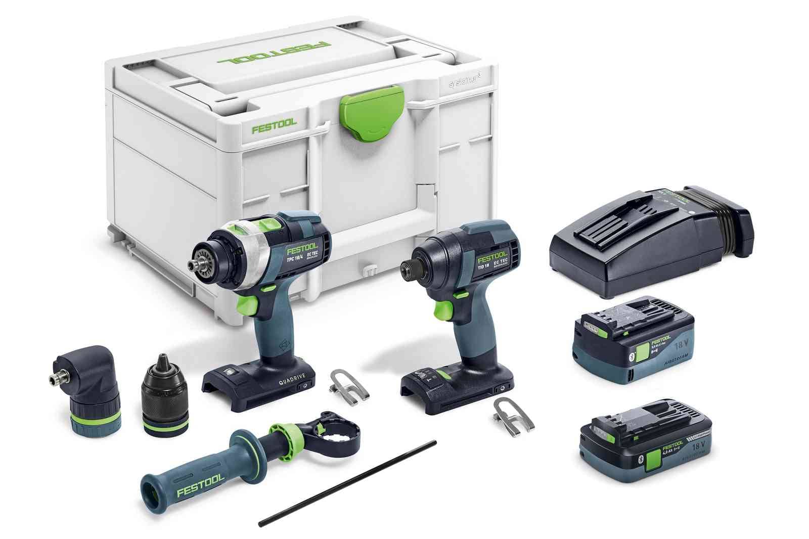 Festool Комплект два винтоверта TID 18 5,0/4,0-Set TPC 18/4