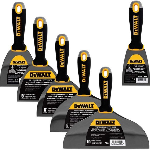 DeWALT Професионална Шпакла 2"/ 50mm с гумирана ръкохватка