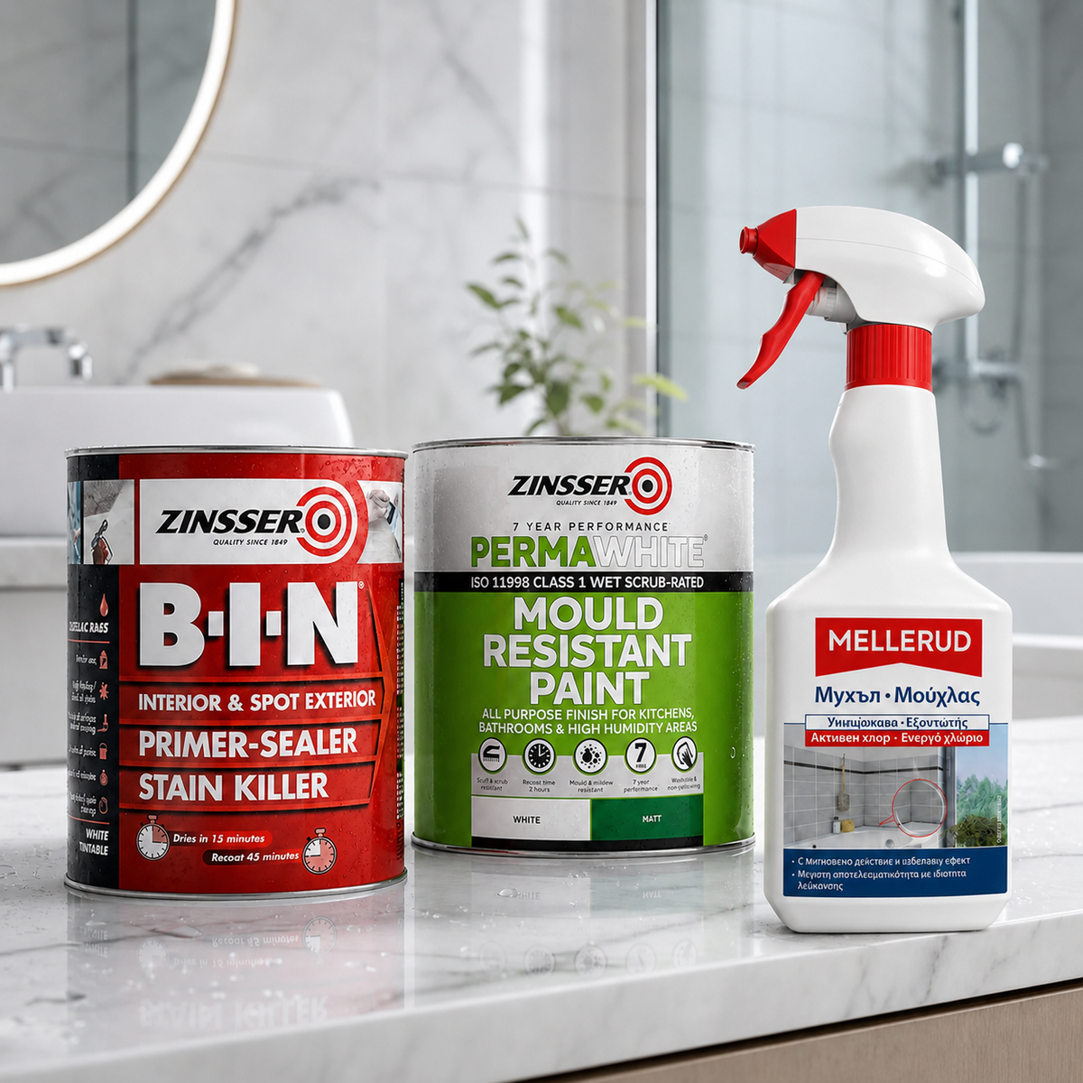 ZINSSER PERMA-WHITE MATT Interior paint / 1L