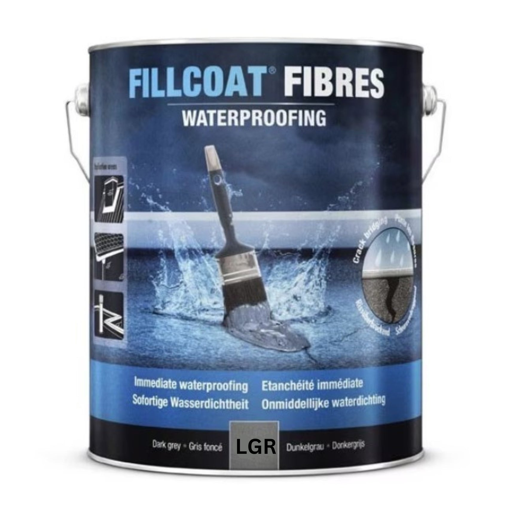RUST OLEUM FILLCOAT Хидроизолация с фибри 1л