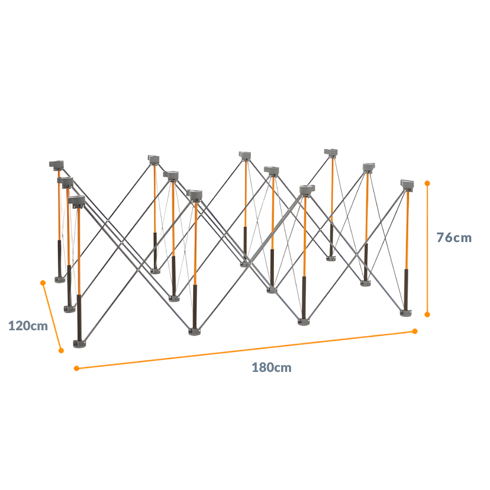 BORA Модулна работна маса Centipede 4×6 ft / 30 in