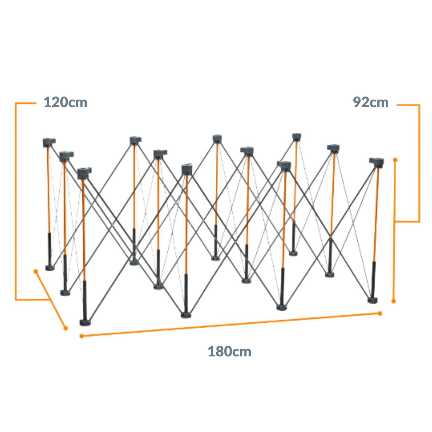 BORA Модулна работна маса Centipede 4×6 ft / 36 in