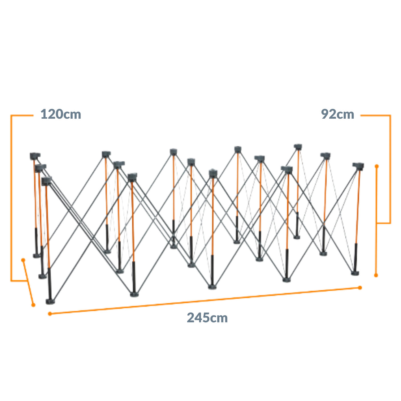 BORA Модулна работна маса Centipede 4×8 ft / 36 in