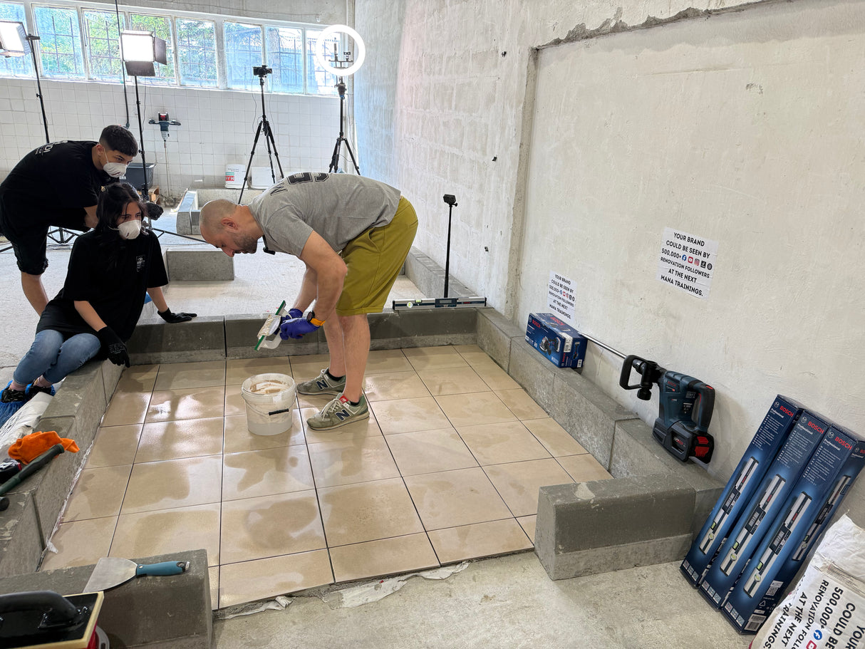 12-step Tile Laying System / PRESALE