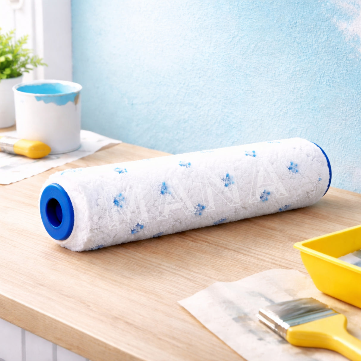 MANA Microfiber AllStar 10, Микрофибърен валяк 10 cm, 2 броя — приложение