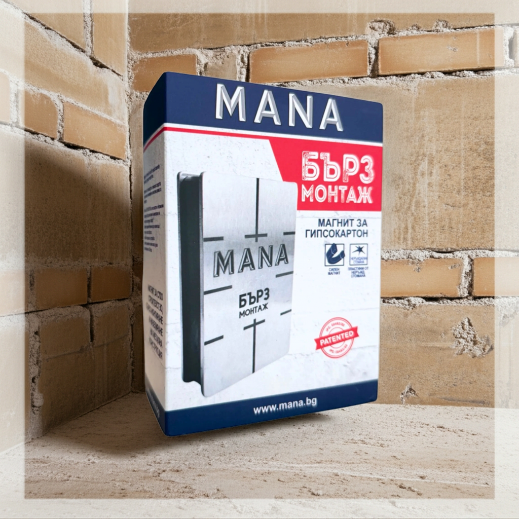 MANA Магнит БЪРЗ МОНТАЖ