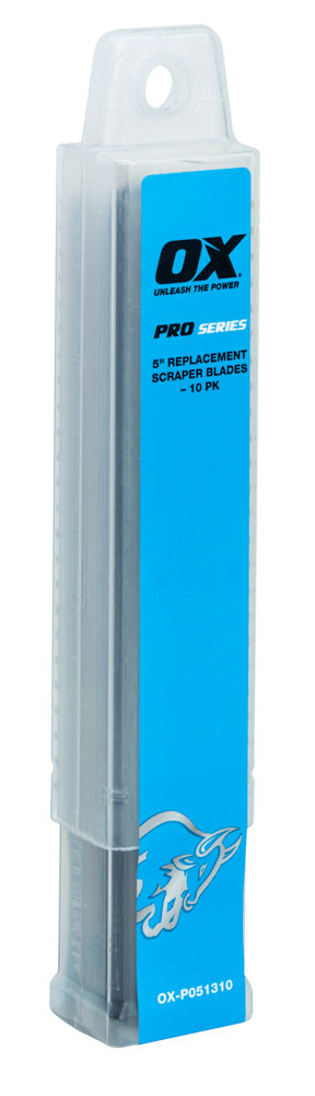 OX Pro Резервни ножчета за стъргалка 127mm/ 10бр