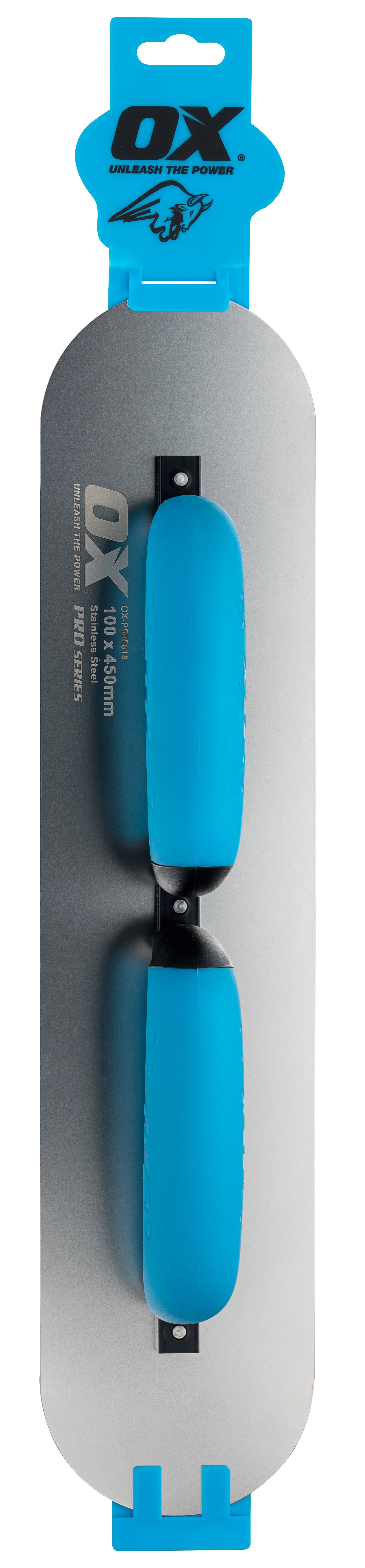 ОХ Pro Заоблена Маламашка за басейни с двойна дръжка 110х450mm