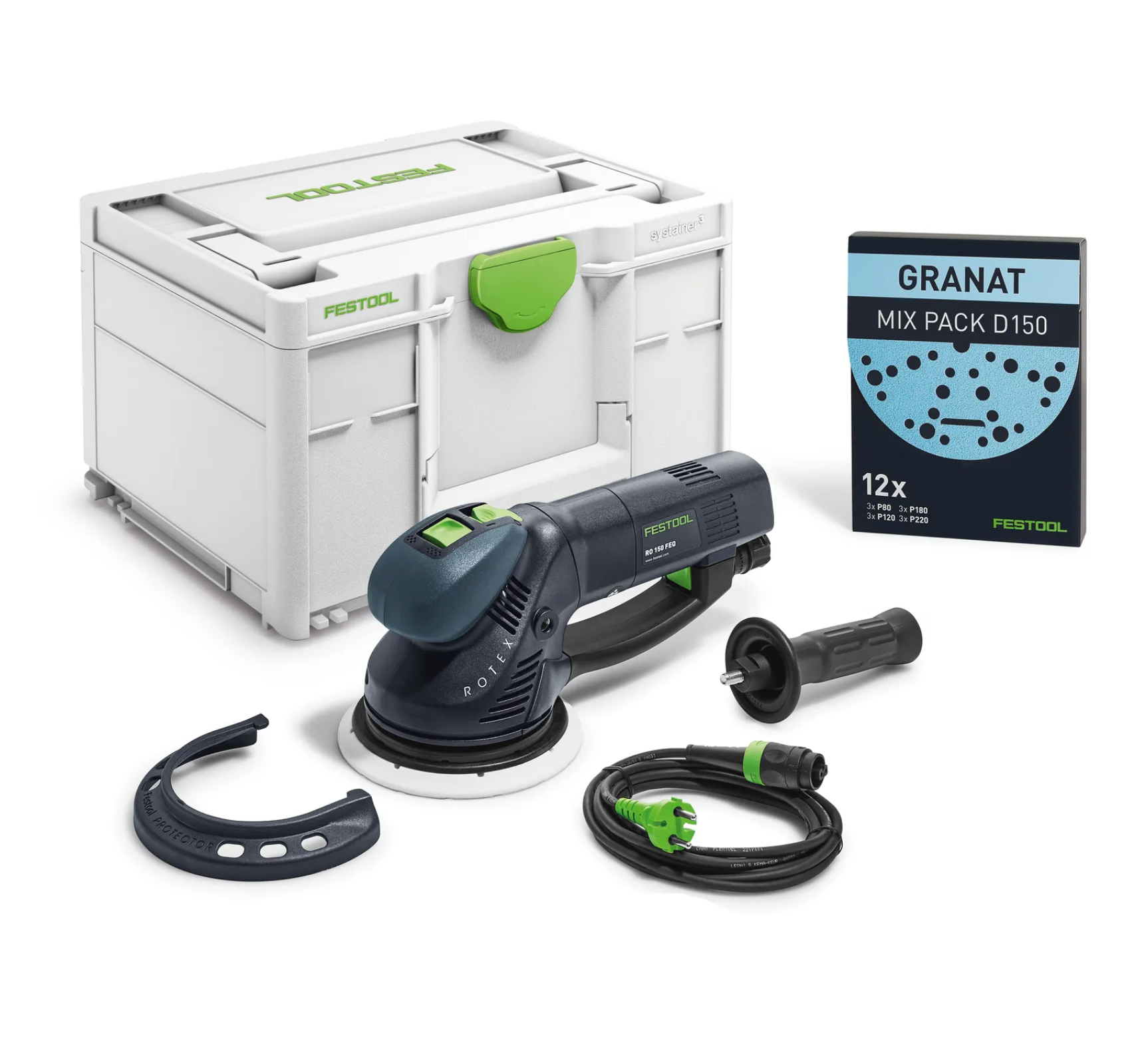 Festool Комбиниран ротационен шлайф RO 150 FEQ-Plus ROTEX