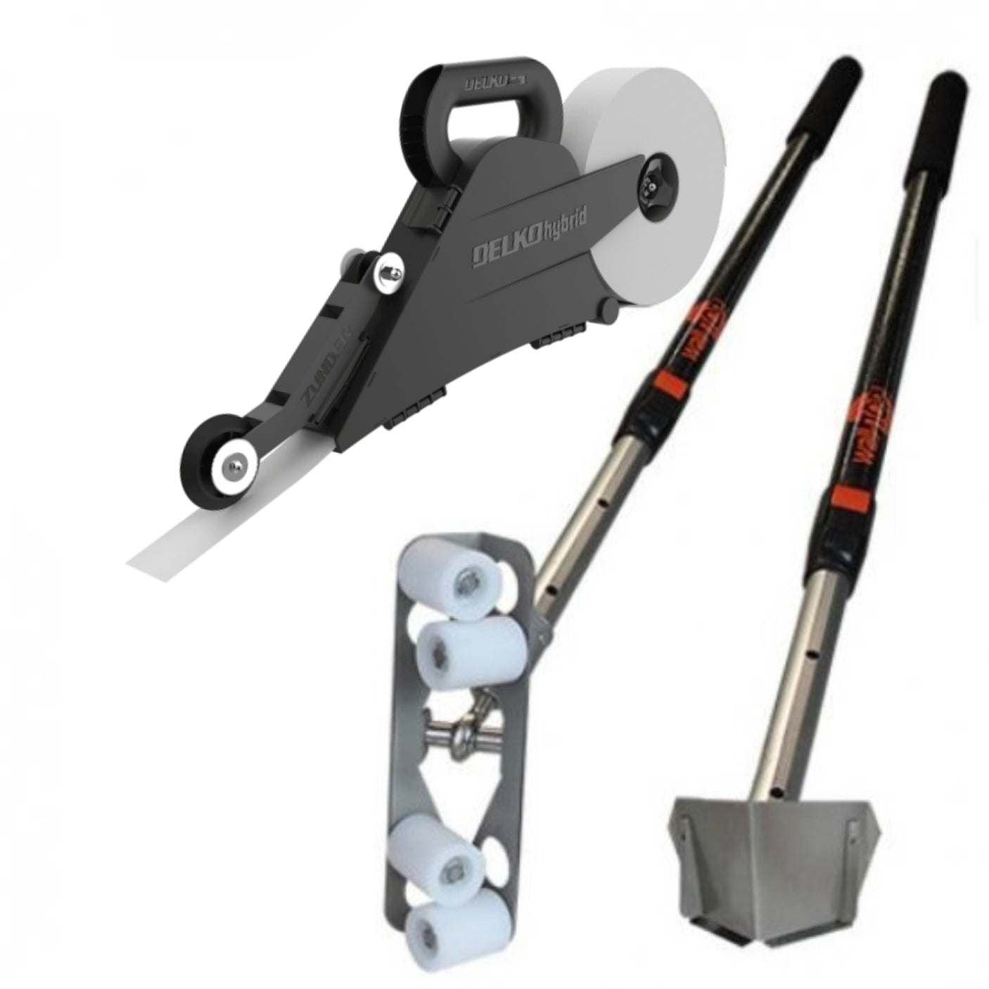 Комплект Hybrid, ролер и телескопичен флъшер