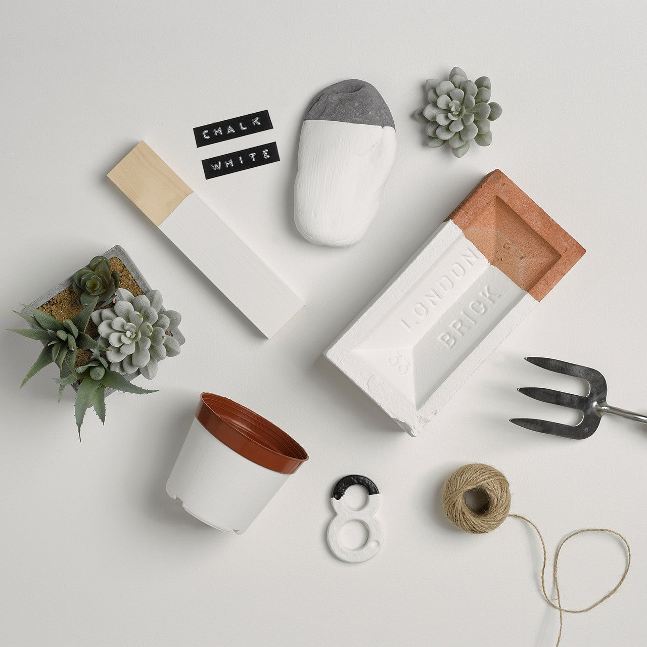 Rust Oleum Тебеширена боя за градинa/Chalk White 125ml