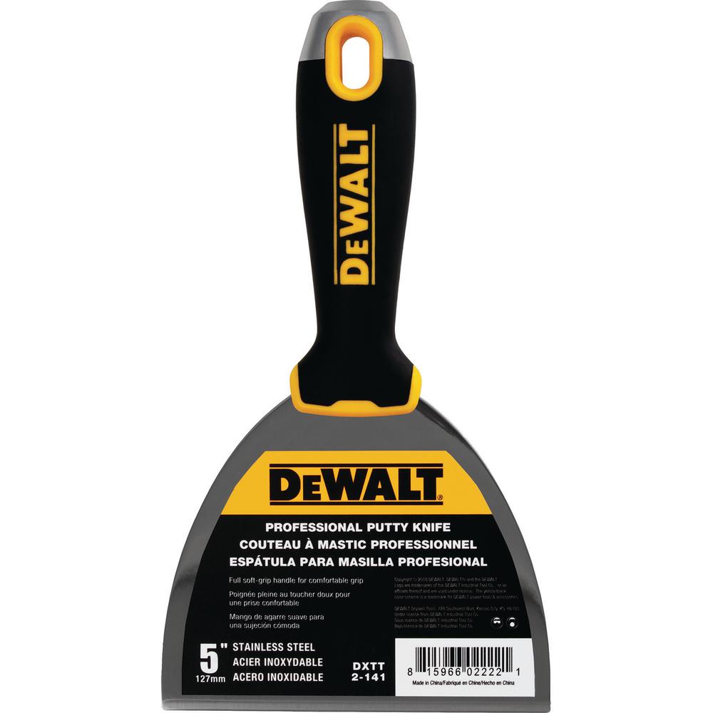 DeWALT Професионална Шпакла 5"/ 127см с гумирана ръкохватка
