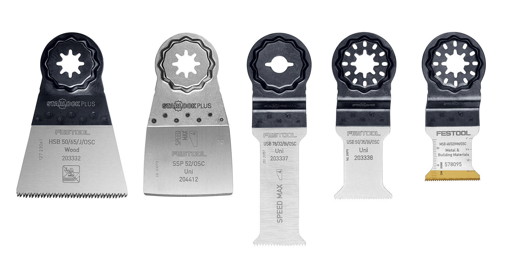 Festool Комплект от режещи ножове за мултифункционален осцилиращ инструмент OSC-SORT/5