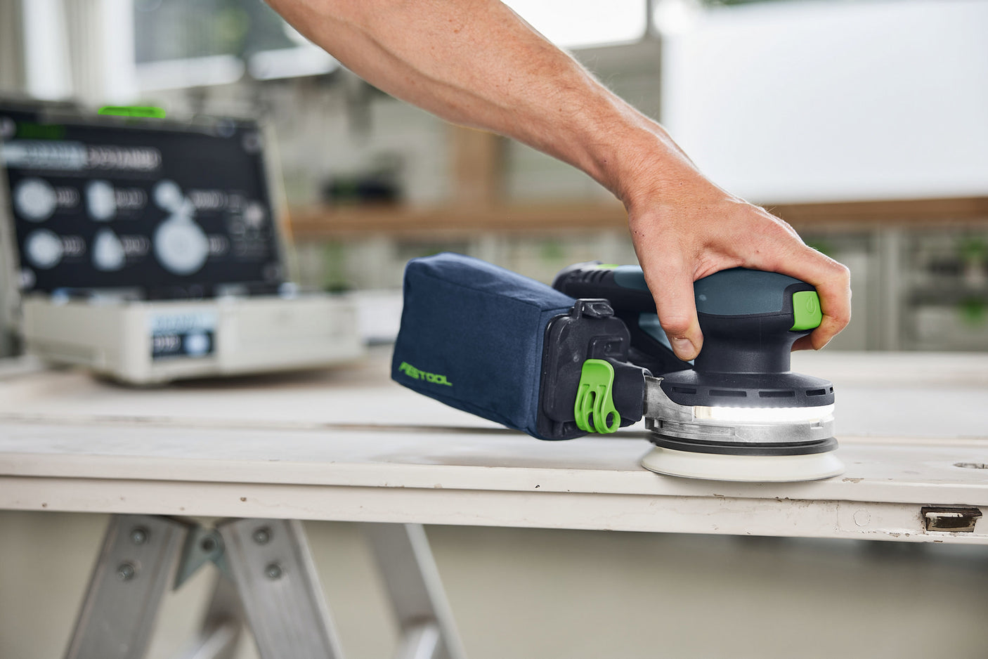 Festool Акумулаторна ексцентършлайф машина ETSC 2 125 4,0 I-Plus