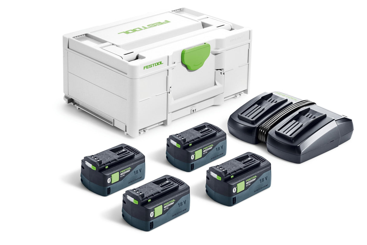Festool Енергиен комплект SYS 18V 4xHP5,0/TCL6DUO