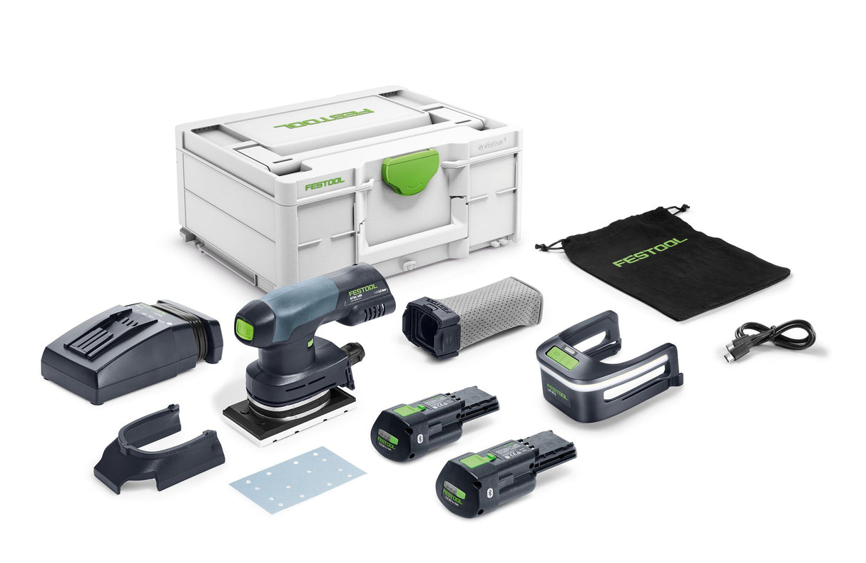 Festool Акумулаторна вибрационна шлайфмашина RUTSCHER RTSC 400 3,0 I-Plus