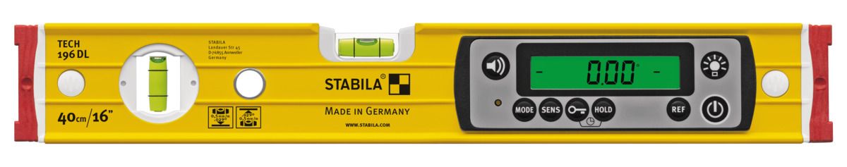 STABILA Aluminum electronic level TECH 196 DL IP67 40cm