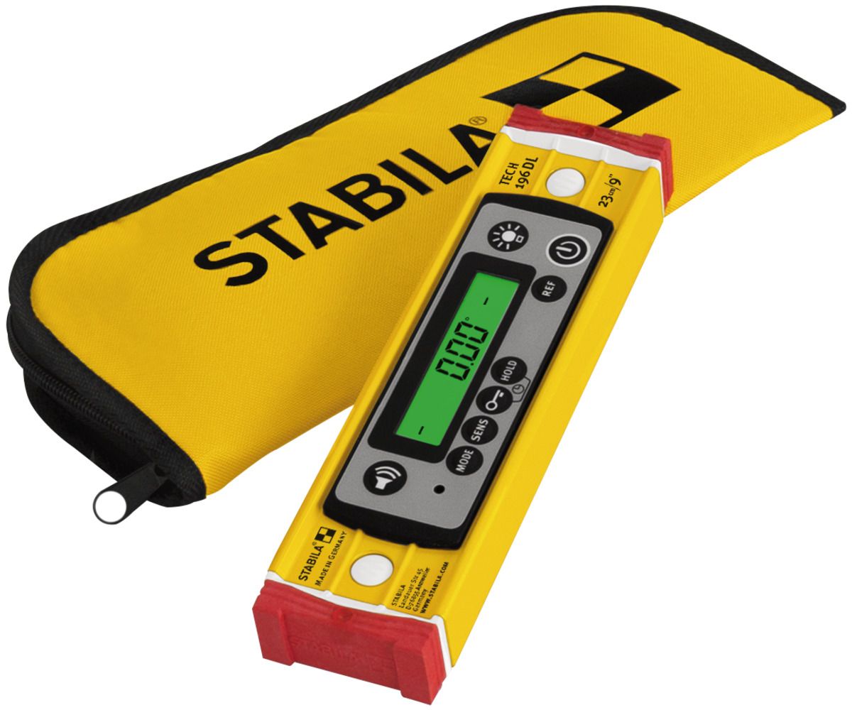 STABILA Алуминиев електронен нивелир TECH 196 DL IP67 23cm