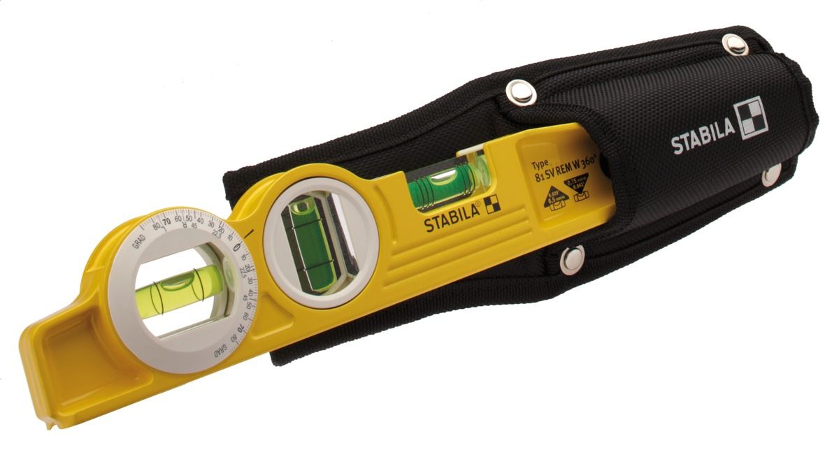 STABILA Aluminum level type 81SV REM W360 Torpedo 25 cm